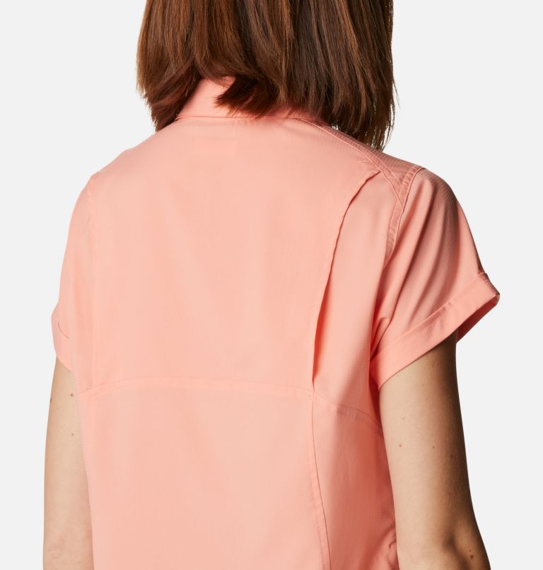 Thumbnail: Chemise à manches courtes Silver Ridge Lite pour femme, Color: Coral Reef, image 5