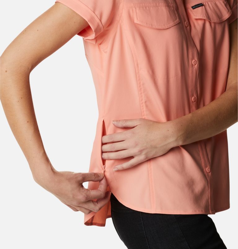 Thumbnail: Chemise à manches courtes Silver Ridge Lite pour femme, Color: Coral Reef, image 6
