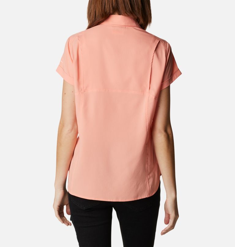 Thumbnail: Chemise à manches courtes Silver Ridge Lite pour femme, Color: Coral Reef, image 2