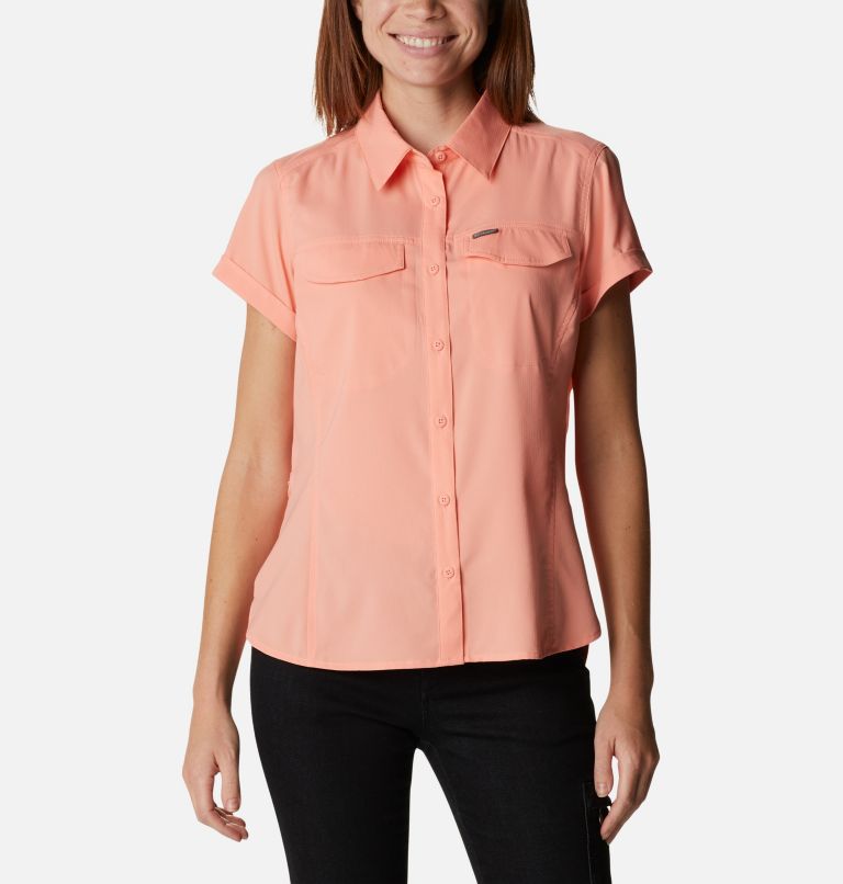 Thumbnail: Chemise à manches courtes Silver Ridge Lite pour femme, Color: Coral Reef, image 1