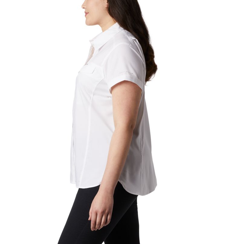 Chemise à manches courtes Silver Ridge Lite pour femme — Grandes tailles, Color: White, image 3