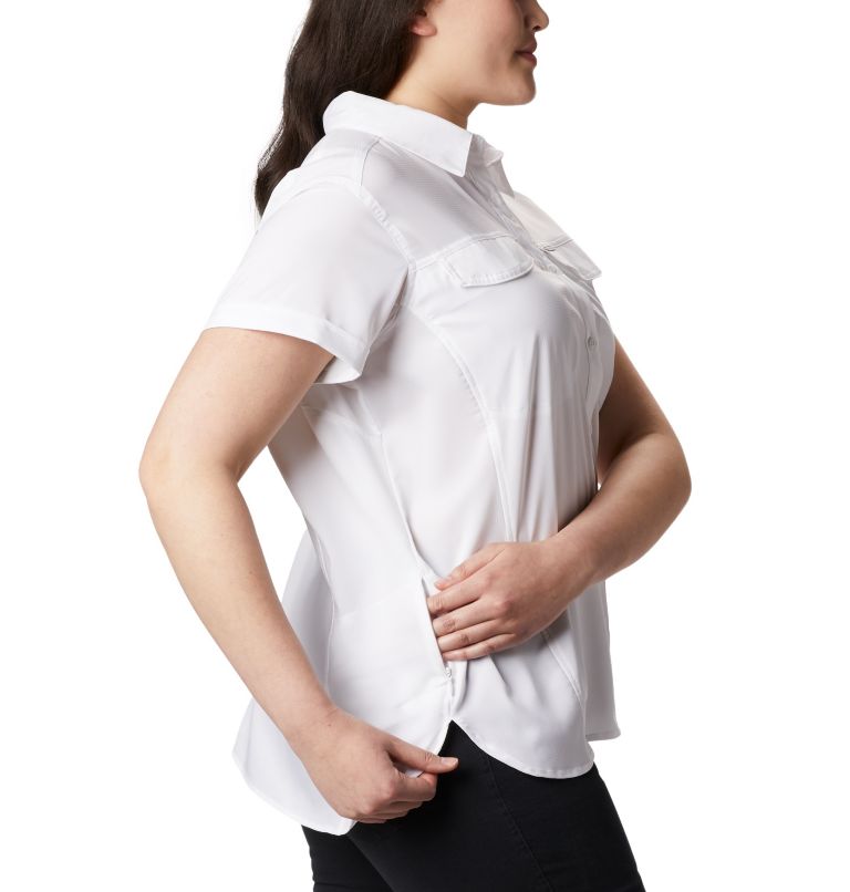 Chemise à manches courtes Silver Ridge Lite pour femme — Grandes tailles, Color: White, image 6