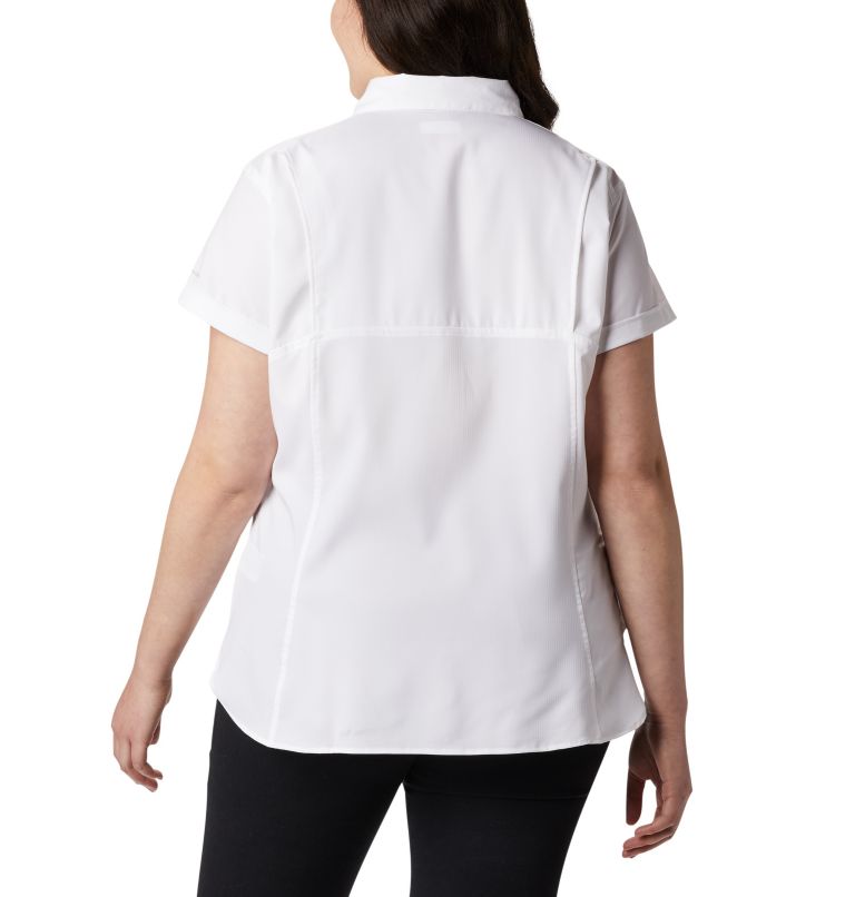 Thumbnail: Chemise à manches courtes Silver Ridge Lite pour femme — Grandes tailles, Color: White, image 2