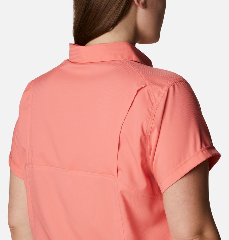 Women's Silver Ridge Lite Short Sleeve Shirt, Color: Salmon, image 5