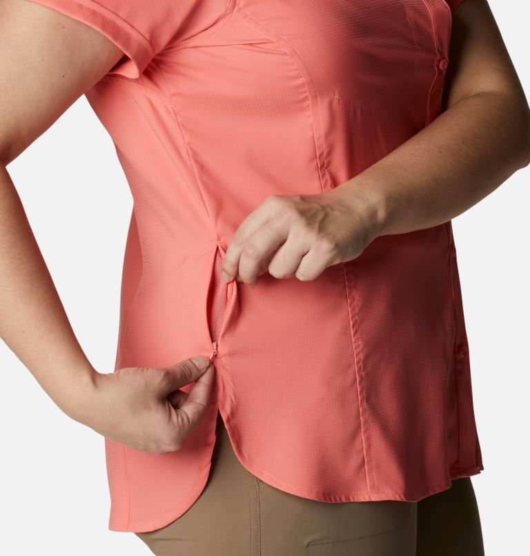 Camisas color salmón para mujer clearance