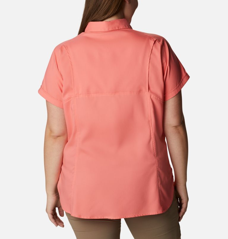 Women's Silver Ridge Lite Short Sleeve Shirt, Color: Salmon, image 2