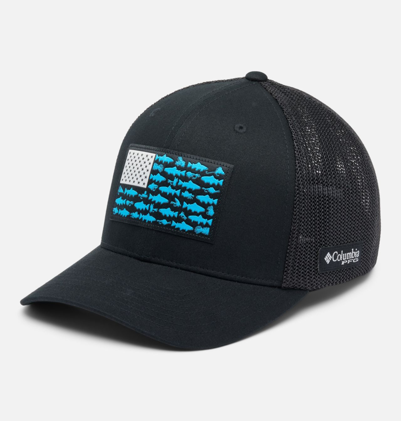 PFG Fish Flag™ Mesh Ball Cap 1