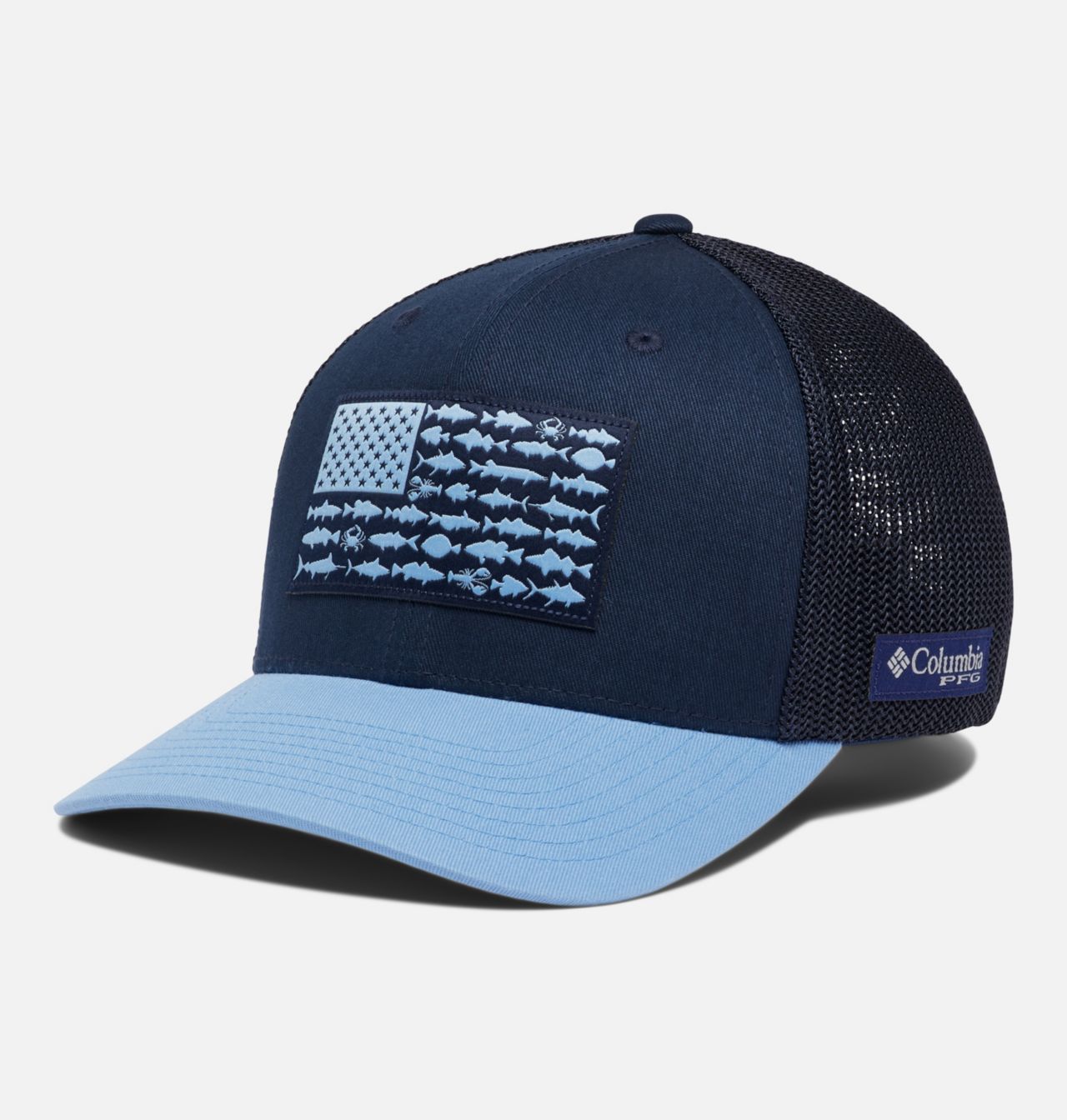 PFG Fish Flag™ Mesh Ball Cap 1