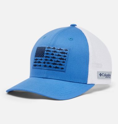 columbia pfg hat fish flag