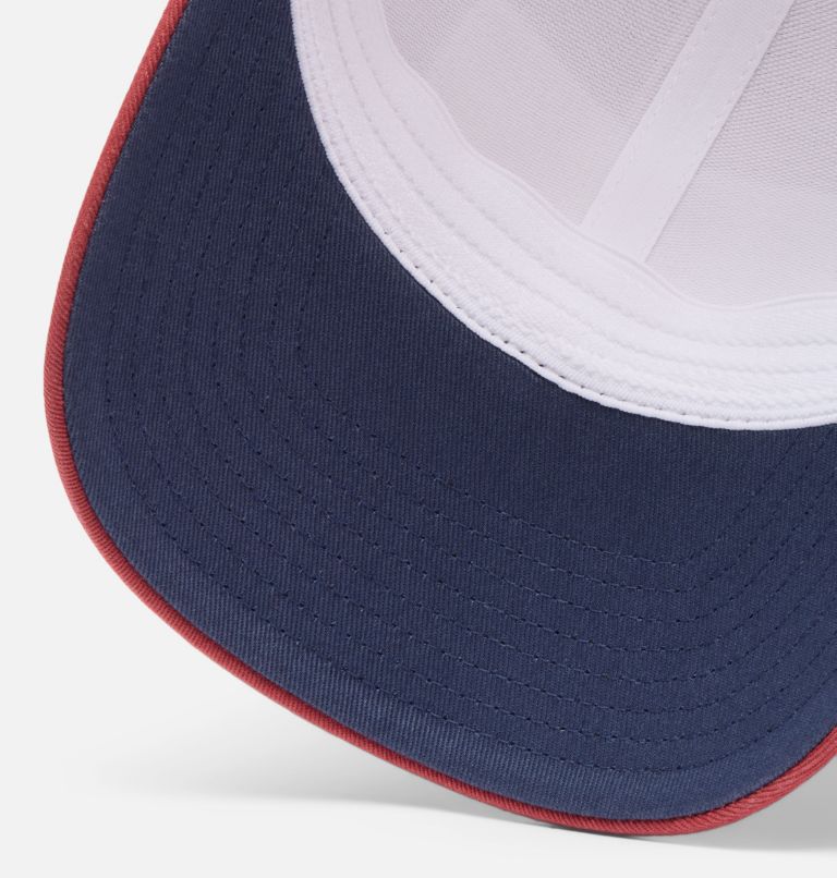 PFG Fish Flag Mesh Ball Cap, Color: Dusty Crimson, White, Nocturnal, image 7