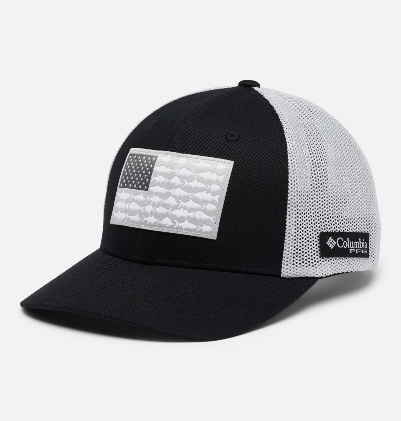 PFG Fish Flag™ Mesh Ball Cap - Mid Crown 1