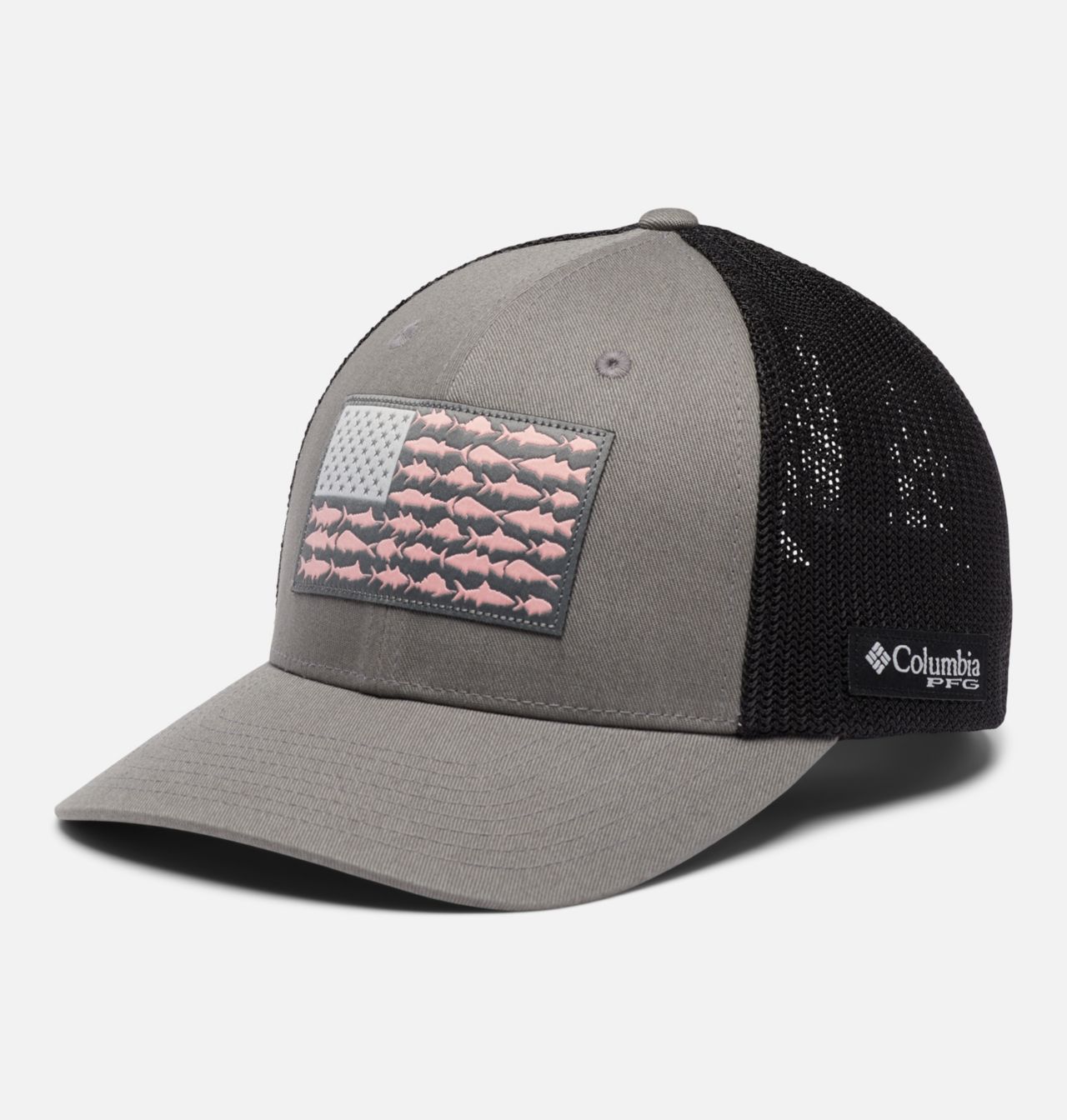 PFG Fish Flag™ Mesh Ball Cap - Mid Crown 1