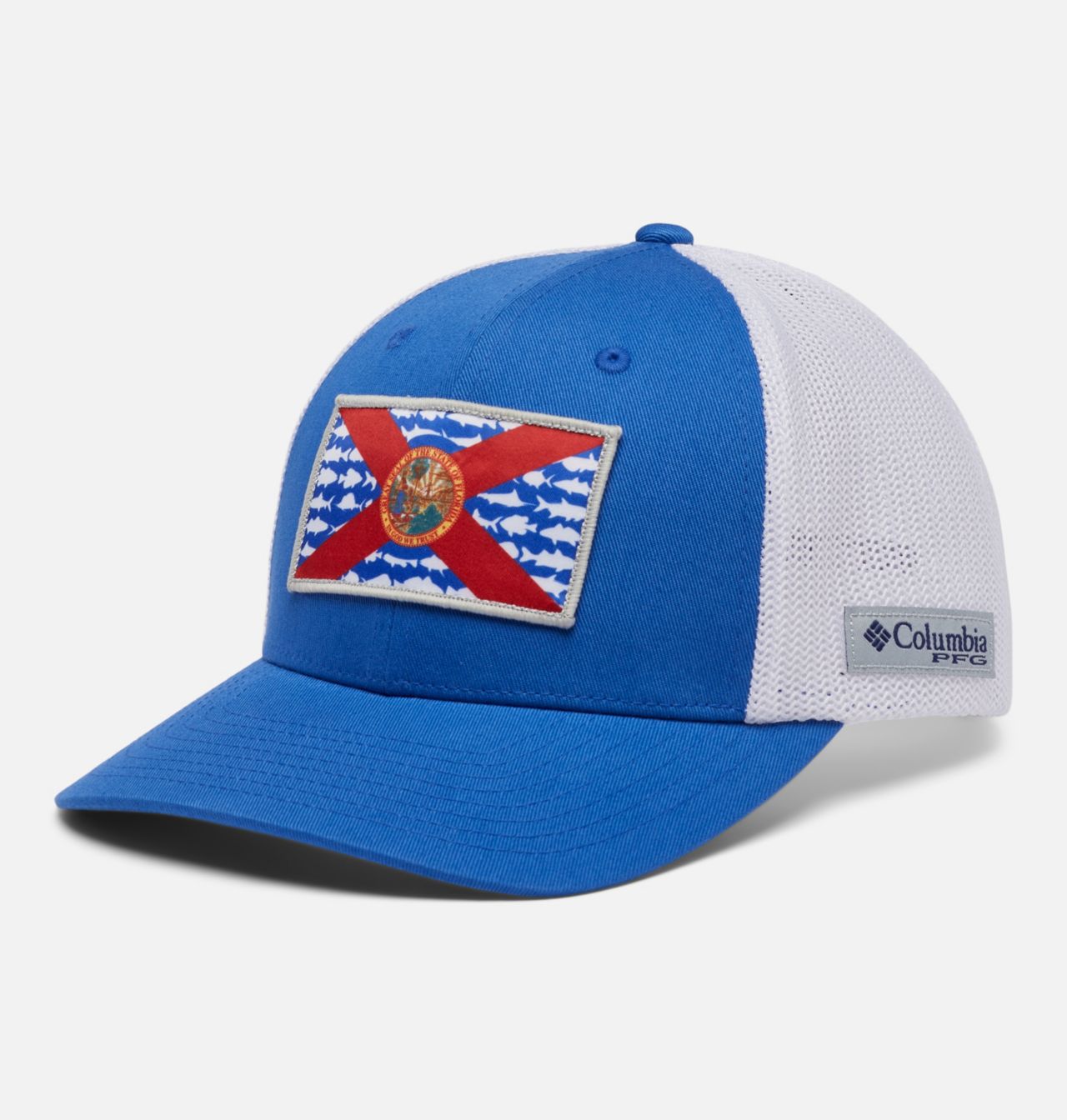 PFG Fish Flag™ Mesh Ball Cap - Mid Crown 1