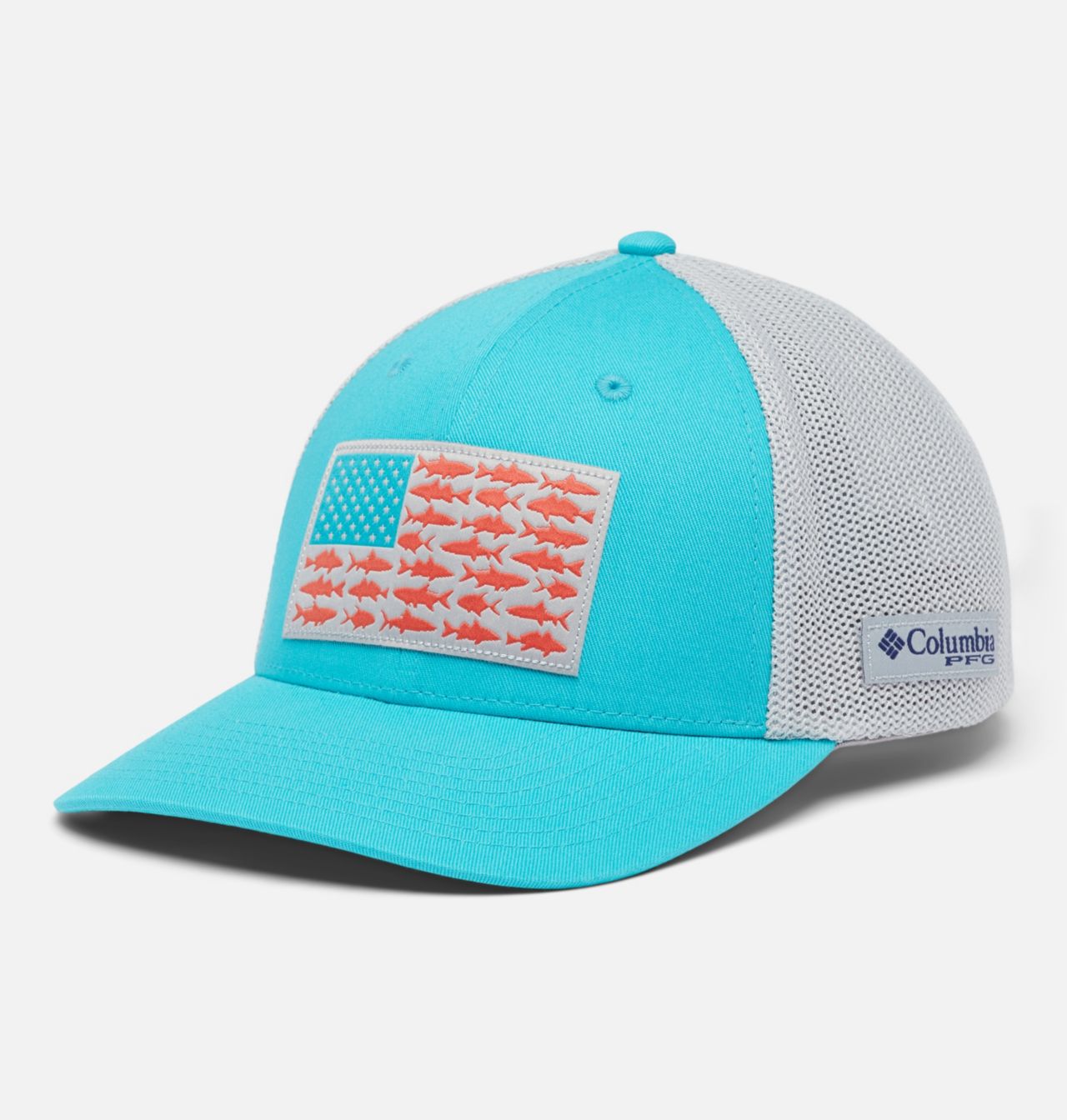 PFG Fish Flag™ Mesh Ball Cap - Low Crown 1