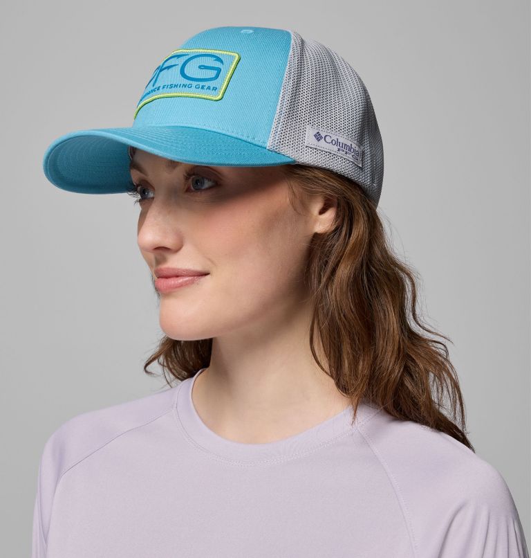 PFG Hooks Mesh Ball Cap, Color: Vintage Blue, image 5