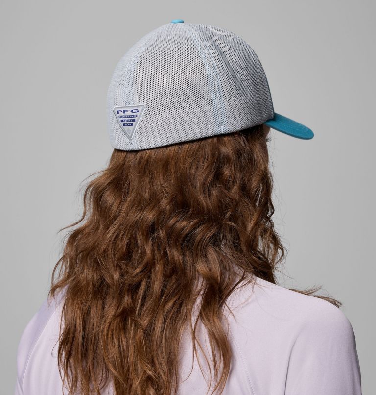 PFG Hooks Mesh Ball Cap, Color: Vintage Blue, image 6