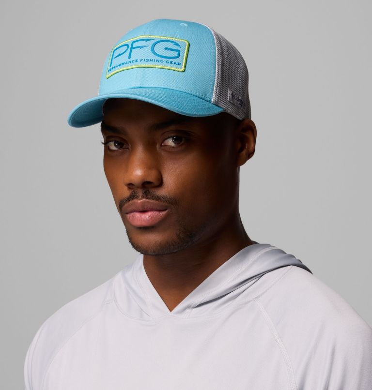 PFG Hooks Mesh Ball Cap, Color: Vintage Blue, image 3