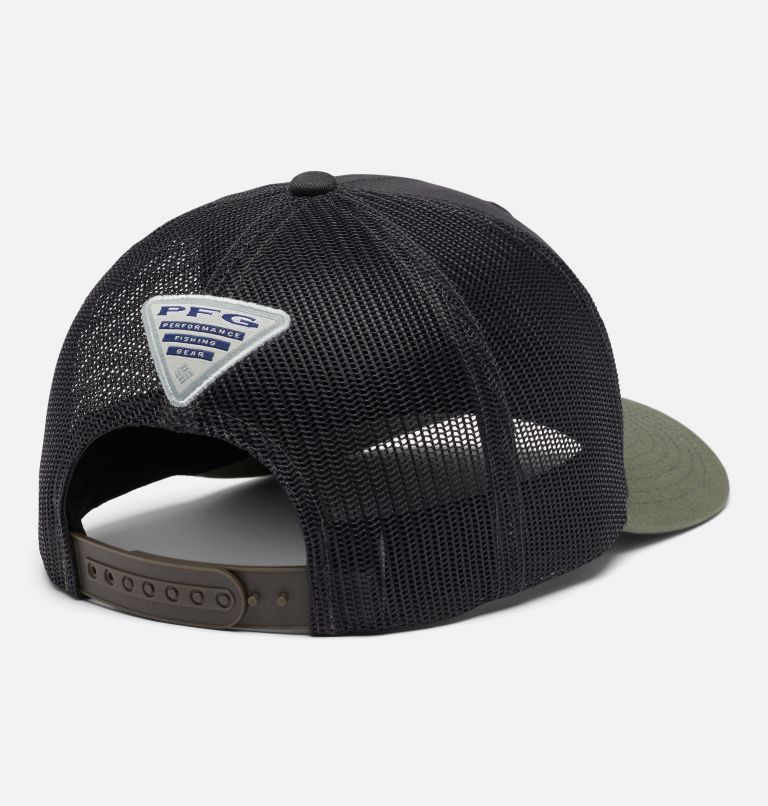 PFG Fish Flag Mesh Snap Back - High | 018 | O/S, Color: Shark, Cypress, image 2