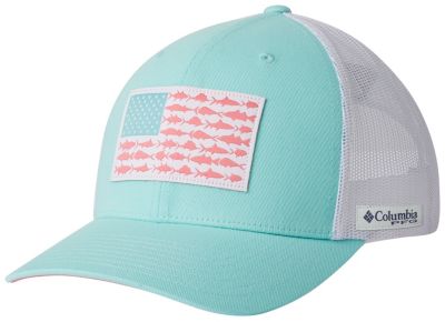 columbia pfg hat fish flag