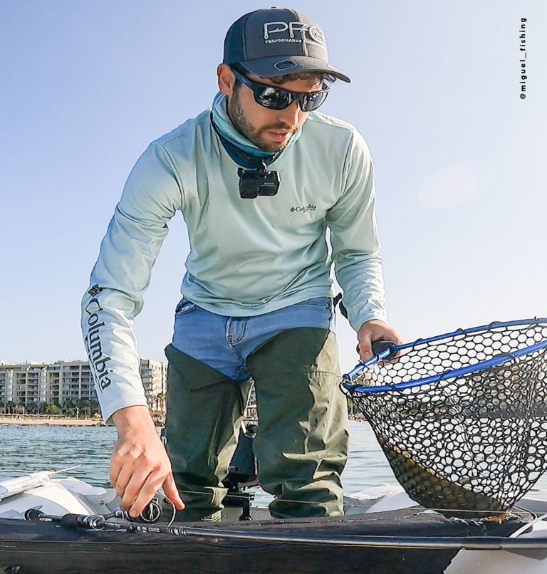 PFG Mesh Snap Back Hooks Cap - High Crown, Color: Grill, image 4