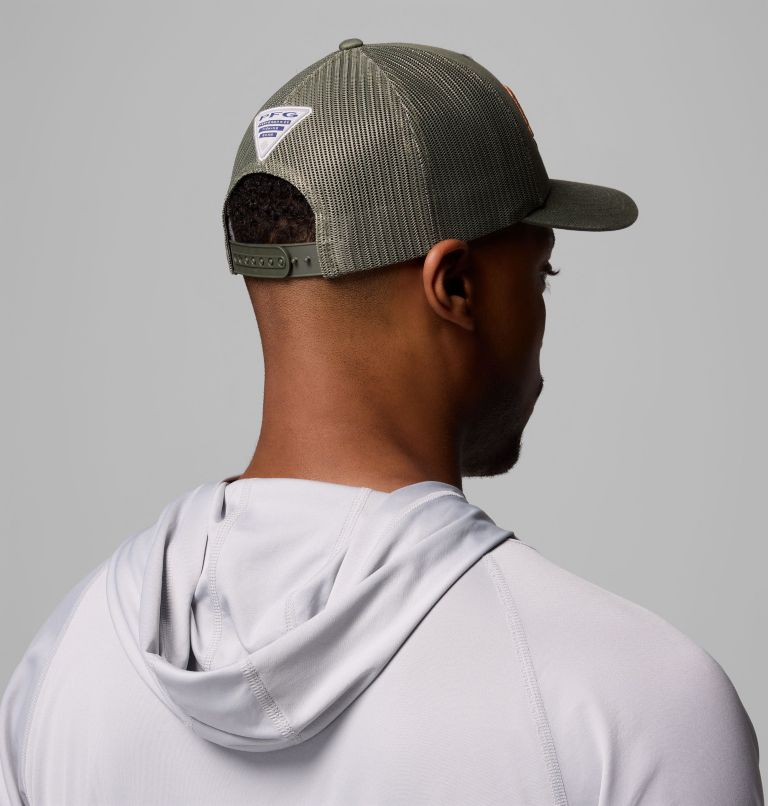PFG Mesh Snap Back Hooks Ball Cap, Color: Cypress, image 4