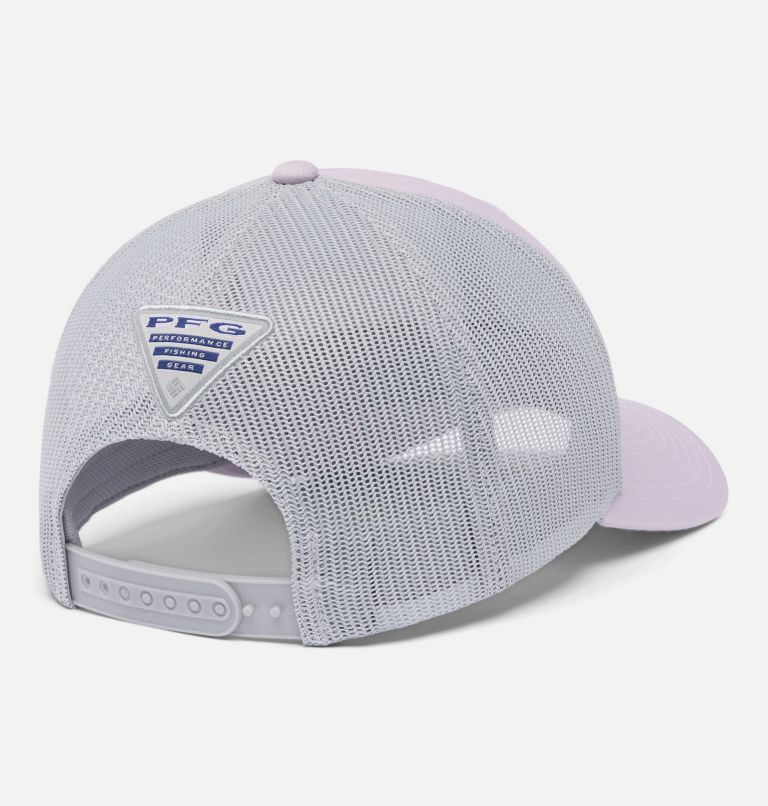 PFG Mesh Snap Back Hooks Ball Cap, Color: Lavender Pearl, image 2
