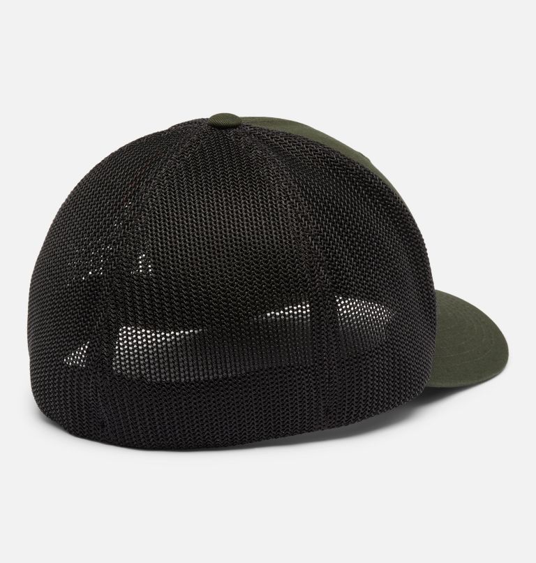 Columbia Mesh Tree Flag Ball Cap, Color: Greenscape, Black, image 2