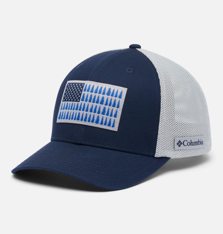 Columbia Mesh Tree Flag Ball Cap, Color: Collegiate Navy, image 1