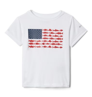 columbia fish flag shirt