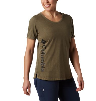 T-shirt CSC&trade; Pigment Femme CSC&trade; W Pigment Tee | 602 | L, Olive Green, front