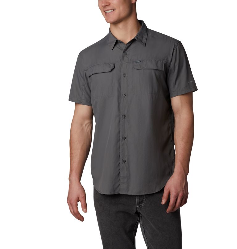 Men's Silver Ridge 2.0 Short Sleeve Shirt, Color: City Grey, image 1