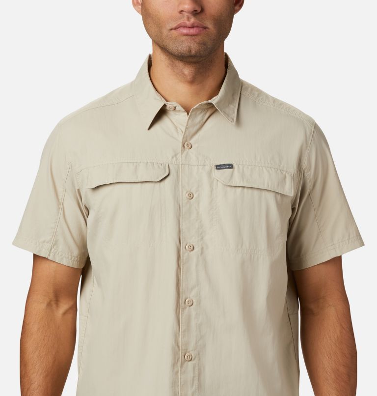 Thumbnail: Men's Silver Ridge 2.0 Short Sleeve Shirt, Color: Fossil, image 3