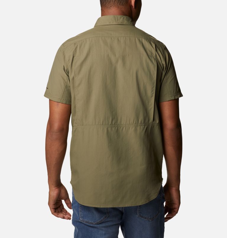 Men's Silver Ridge 2.0 Short Sleeve Shirt, Color: Stone Green, image 2