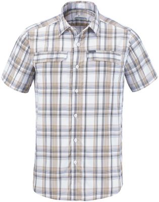 Men's Silver Ridge&trade; 2.0 Multi Plaid Short Sleeve Shirt Silver Ridge&trade; 2.0 Multi Plaid S/S Shirt | 271 | L, Beach Plaid, front