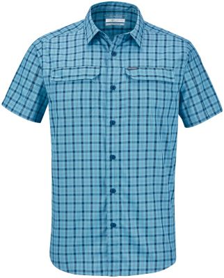 Silver Ridge&trade; 2.0 Kurzarmhemd mit Karomuster f&uuml;r Herren Silver Ridge&trade; 2.0 Multi Plaid  | 615 | M, Collegiate Navy Gingham, front
