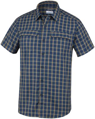 Men's Silver Ridge&trade; 2.0 Multi Plaid Short Sleeve Shirt Silver Ridge&trade; 2.0 Multi Plaid S/S Shirt | 271 | L, Carbon Gingham, front