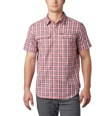 Silver Ridge&trade; 2.0 Kurzarmhemd mit Karomuster f&uuml;r Herren Silver Ridge&trade; 2.0 Multi Plaid  | 615 | M, Dark Coral Gingham, front