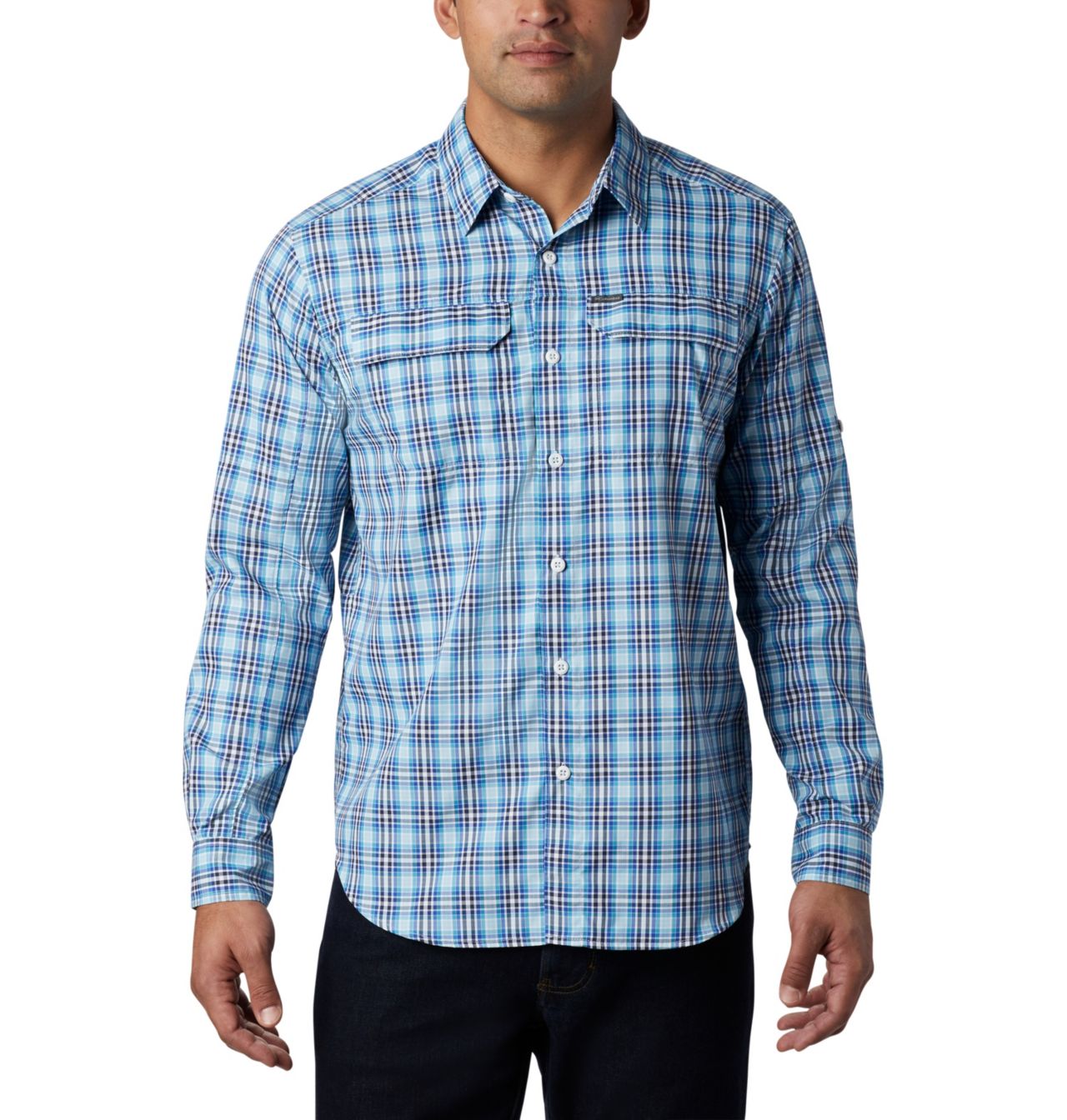 Men's Silver Ridge™ 2.0 Plaid Long Sleeve Shirt 1