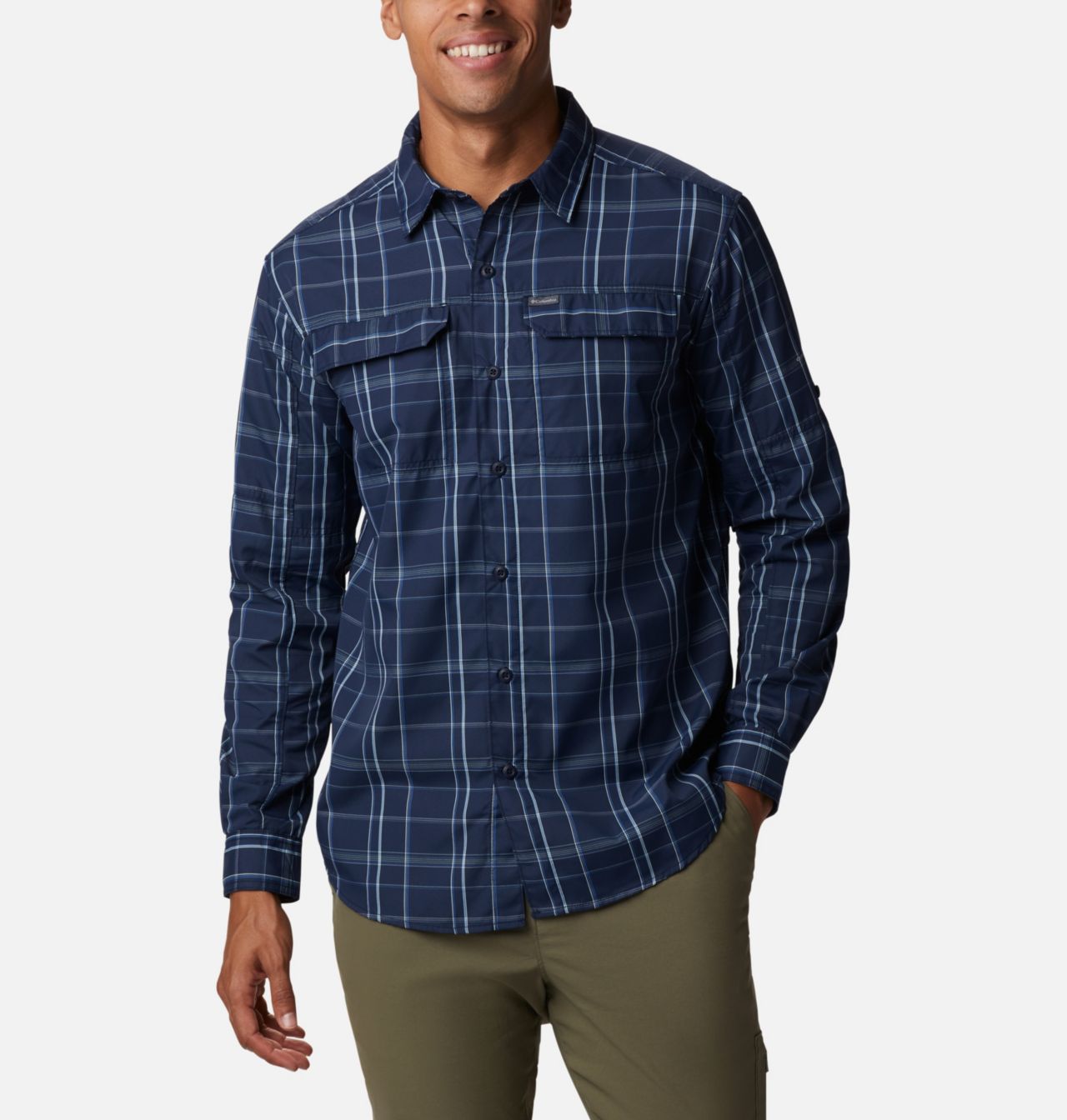 Men's Silver Ridge™ 2.0 Plaid Long Sleeve Shirt 1