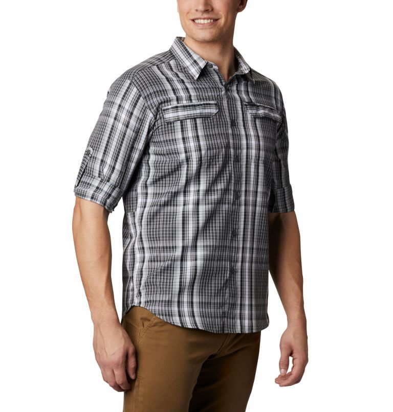 Men's Silver Ridge 2.0 Plaid Long Sleeve Shirt - Big, Color: City Grey Multi Plaid, image 5