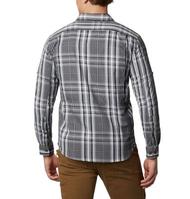 Camisa de manga larga a cuadros Silver Ridge&trade; 2.0 para hombre Silver Ridge&trade; 2.0 Plaid L/S Shirt | 024 | XS, City Grey Multi Plaid, back