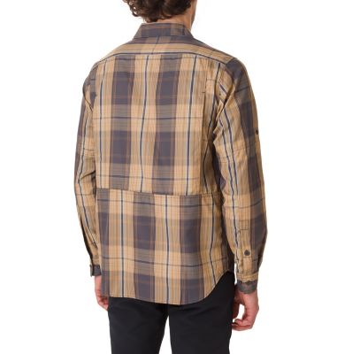 Camisa de manga larga a cuadros Silver Ridge&trade; 2.0 para hombre Silver Ridge&trade; 2.0 Plaid L/S Shirt | 024 | XS, Crouton Large Plaid, back