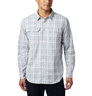 Camisa de manga larga a cuadros Silver Ridge&trade; 2.0 para hombre Silver Ridge&trade; 2.0 Plaid L/S Shirt | 024 | XS, Rain Forest Grid Plaid, front