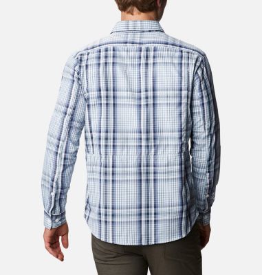 Camisa de manga larga a cuadros Silver Ridge&trade; 2.0 para hombre Silver Ridge&trade; 2.0 Plaid L/S Shirt | 024 | XS, Sky Blue Multi Plaid, back