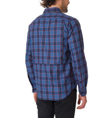 Camisa de manga larga a cuadros Silver Ridge&trade; 2.0 para hombre Silver Ridge&trade; 2.0 Plaid L/S Shirt | 024 | XS, Collegiate Navy Plaid, back