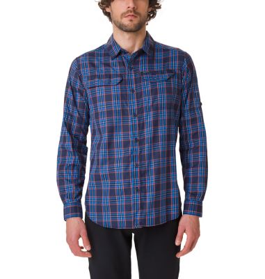 Camisa de manga larga a cuadros Silver Ridge&trade; 2.0 para hombre Silver Ridge&trade; 2.0 Plaid L/S Shirt | 024 | XS, Collegiate Navy Plaid, front