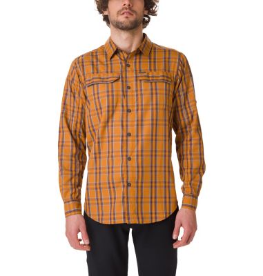 Camisa de manga larga a cuadros Silver Ridge&trade; 2.0 para hombre Silver Ridge&trade; 2.0 Plaid L/S Shirt | 024 | XS, Burnished Amber Plaid, front