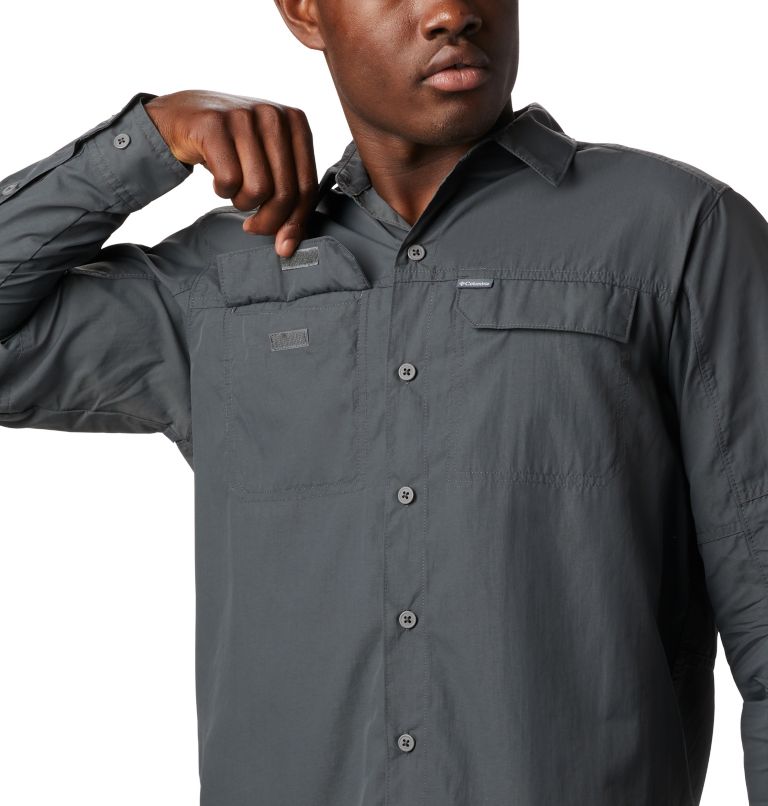 Thumbnail: Chemise à manches longues Silver Ridge 2.0 pour homme, Color: Grill, image 3