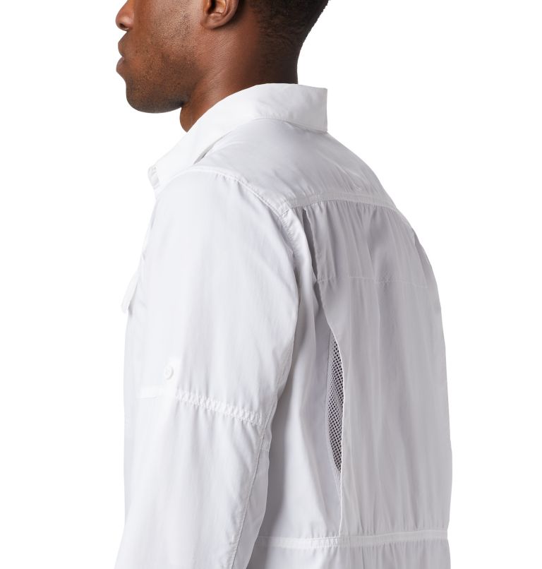 Thumbnail: Men’s Silver Ridge 2.0 Long Sleeve Shirt, Color: White, image 5