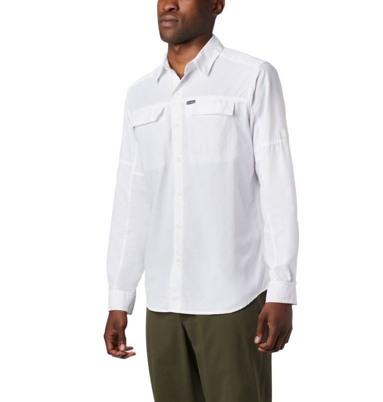 Men’s Silver Ridge 2.0 Long Sleeve Shirt, Color: White, image 1